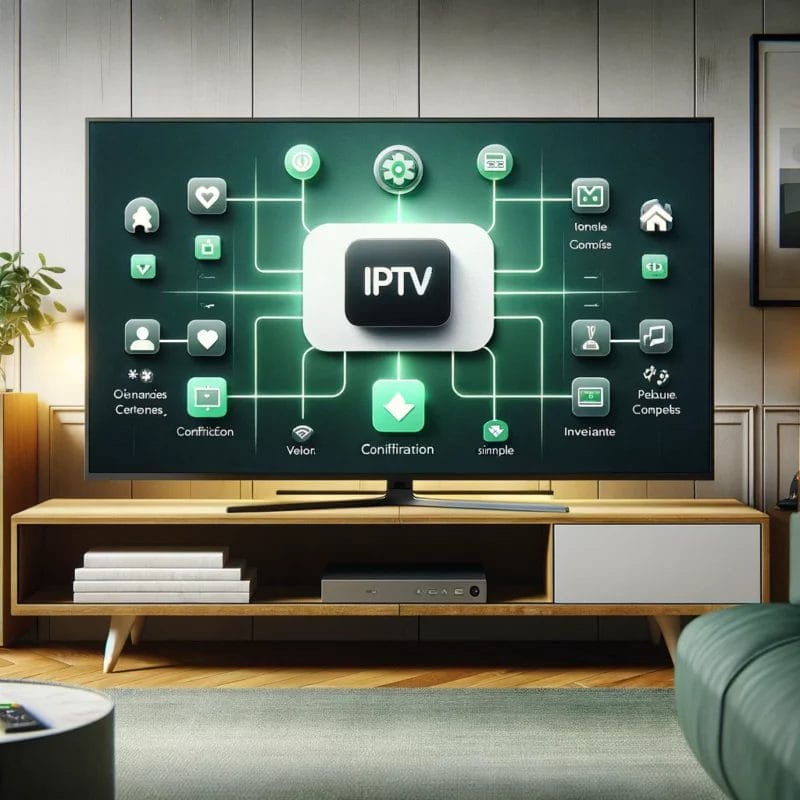 Configuration abonnement IPTV sur une smart TV